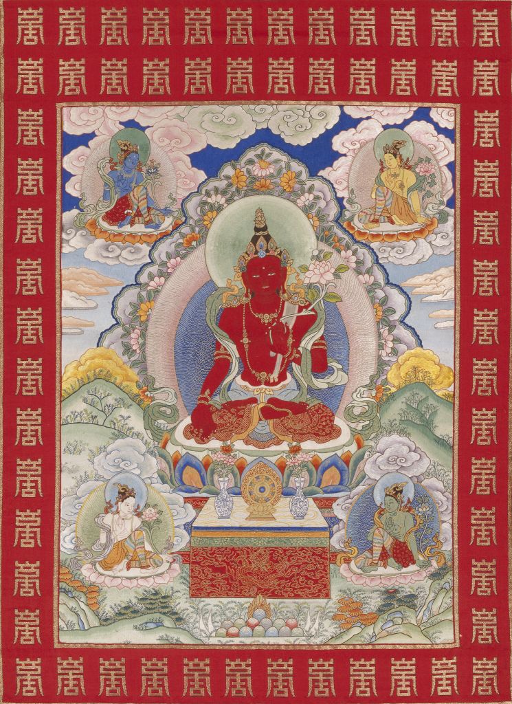 图片[1]-Embroidered Avalokitesvara Thangka-China Archive